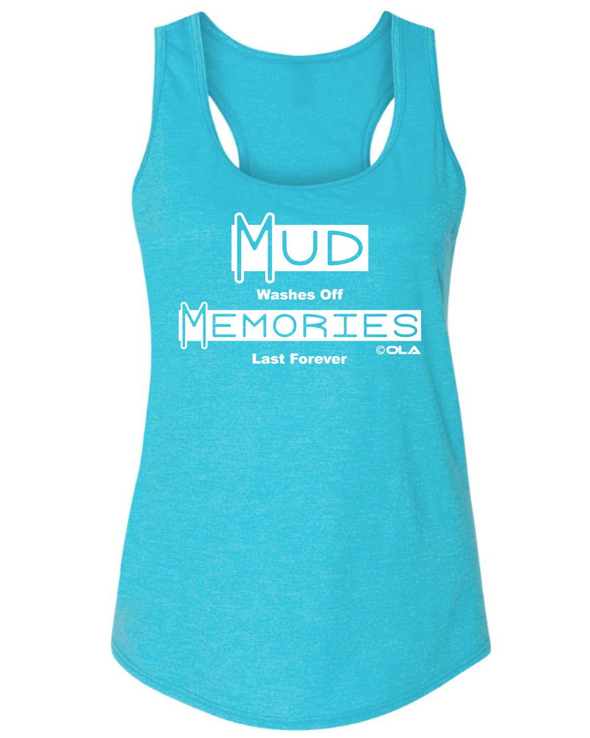 Offroad Life Mud Memories Women’s Racerback Tank Top