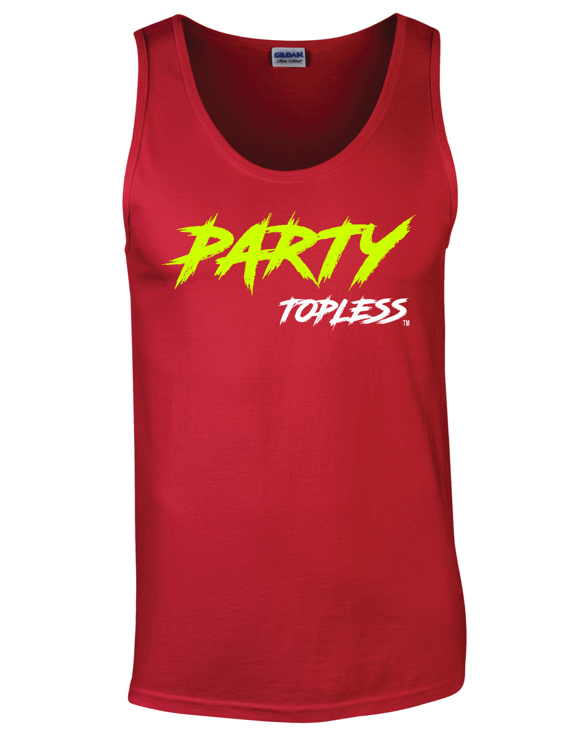 Party Topless Men's Tank | Sleeveless Cotton Tee for Offroad Life