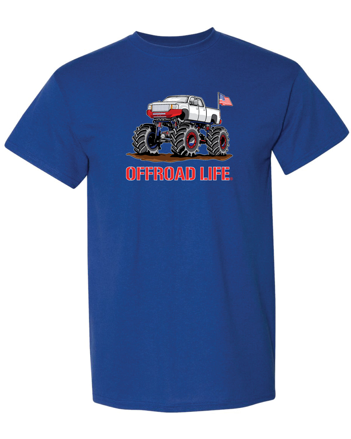 Offroad Life Mega Mud Truck Toddler T‑Shirt