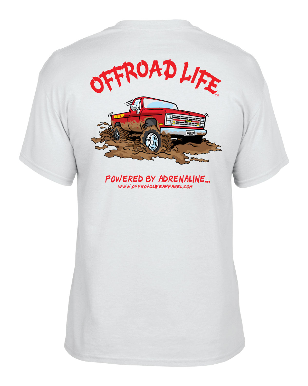 Offroad Life Chevy Squarebody T‑Shirt - Classic Lifted Truck Graphic