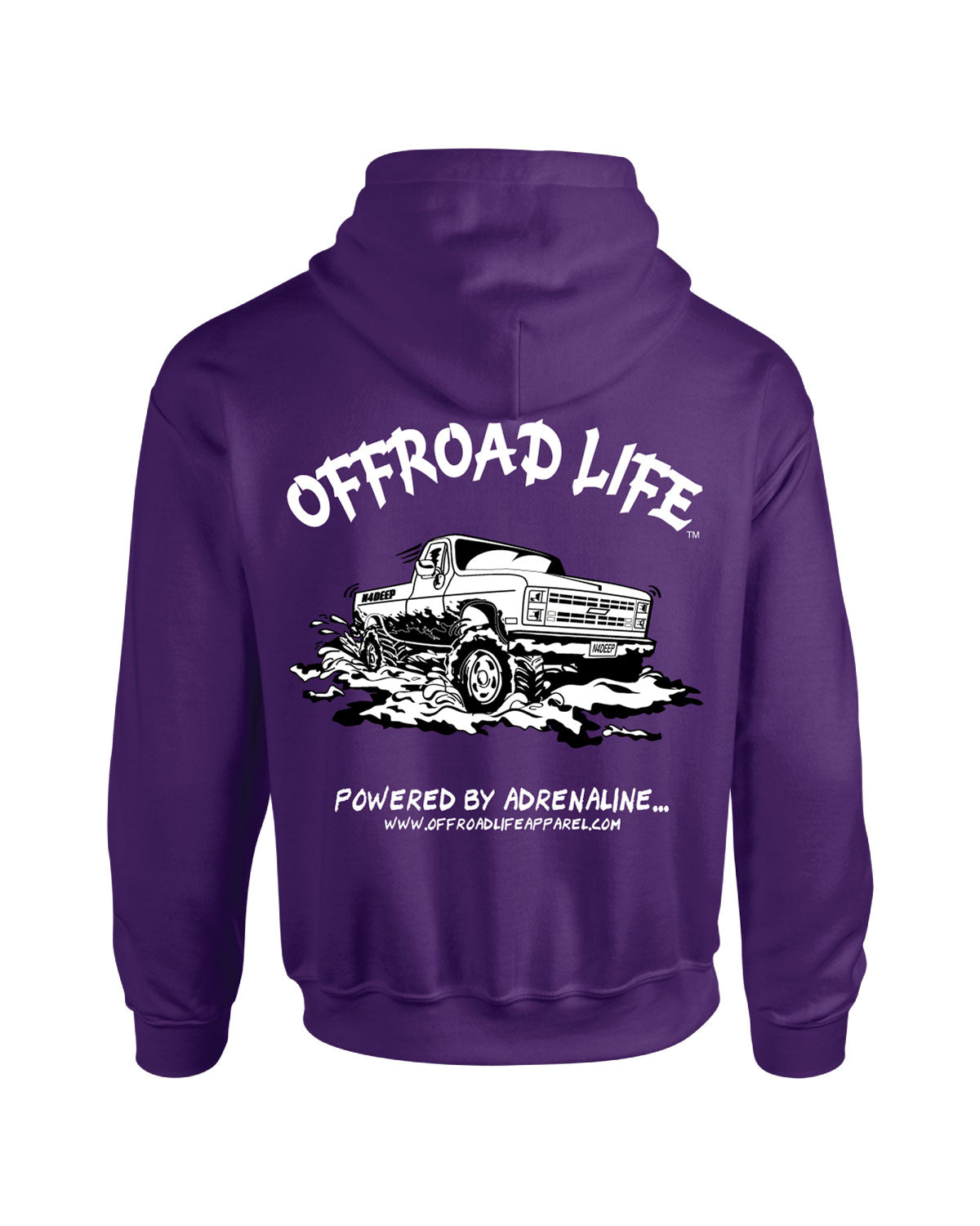Square Body Mudding Truck Pullover Hoodie