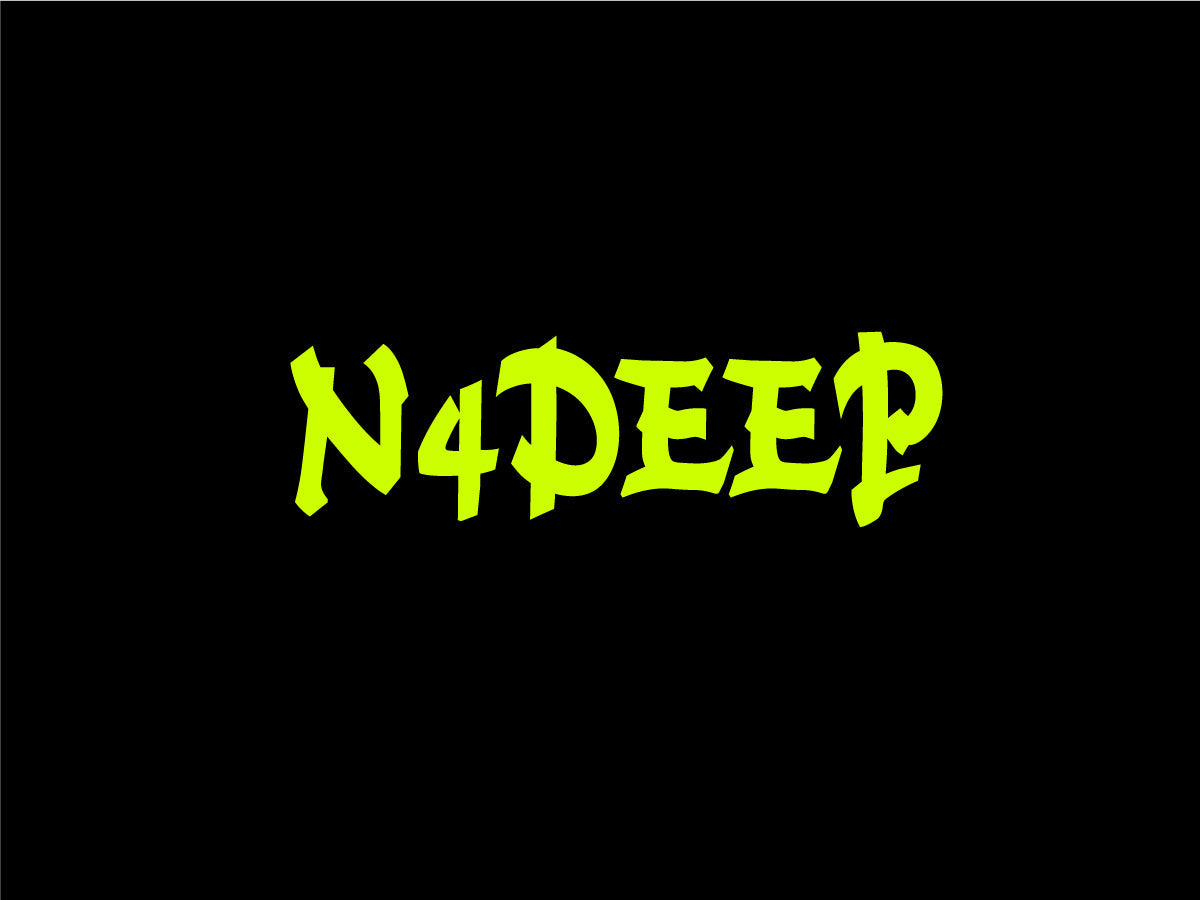 N4DEEP Sticker - Large Weatherproof Vinyl Decal