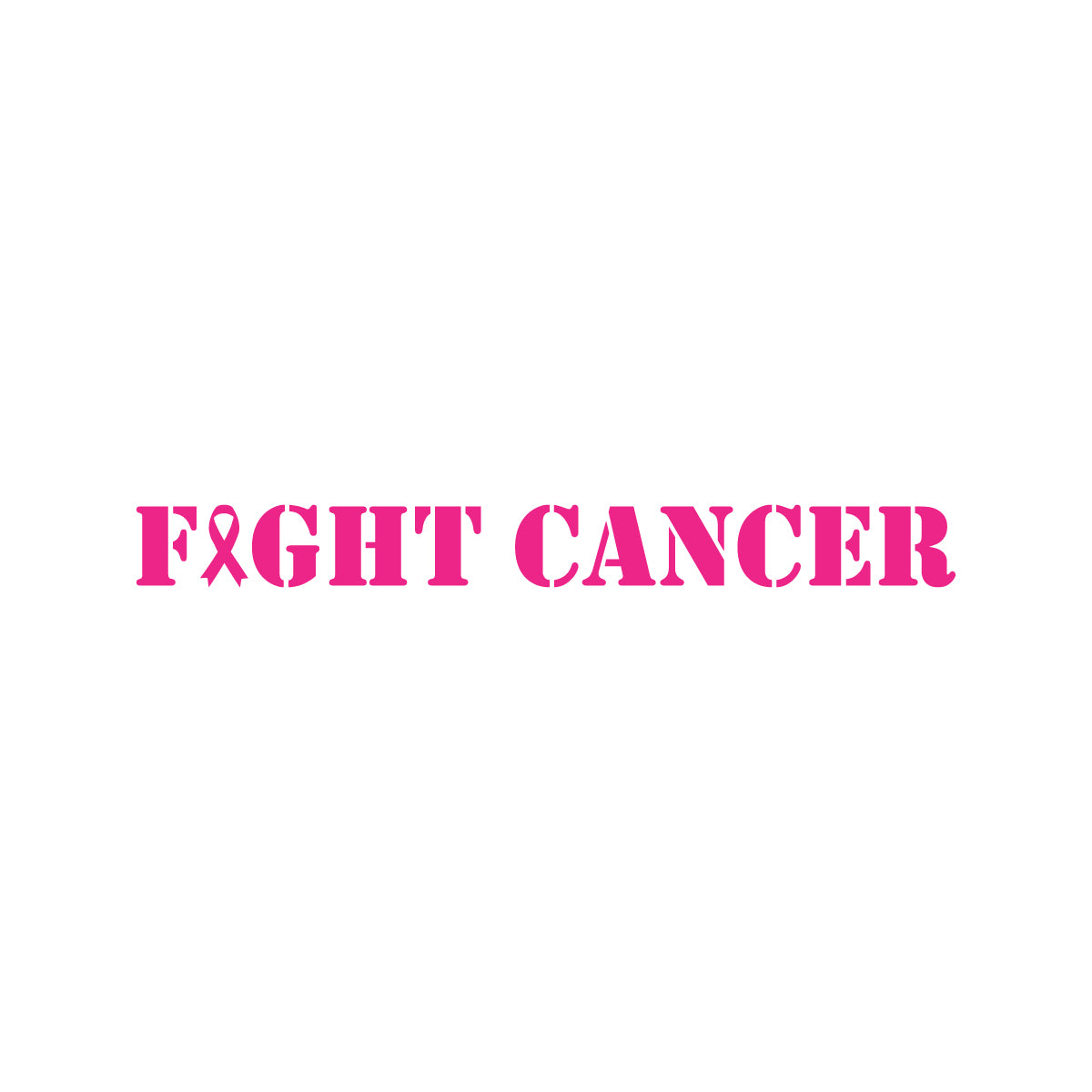 Fight Cancer Sticker - Medium Weatherproof Vinyl Decal