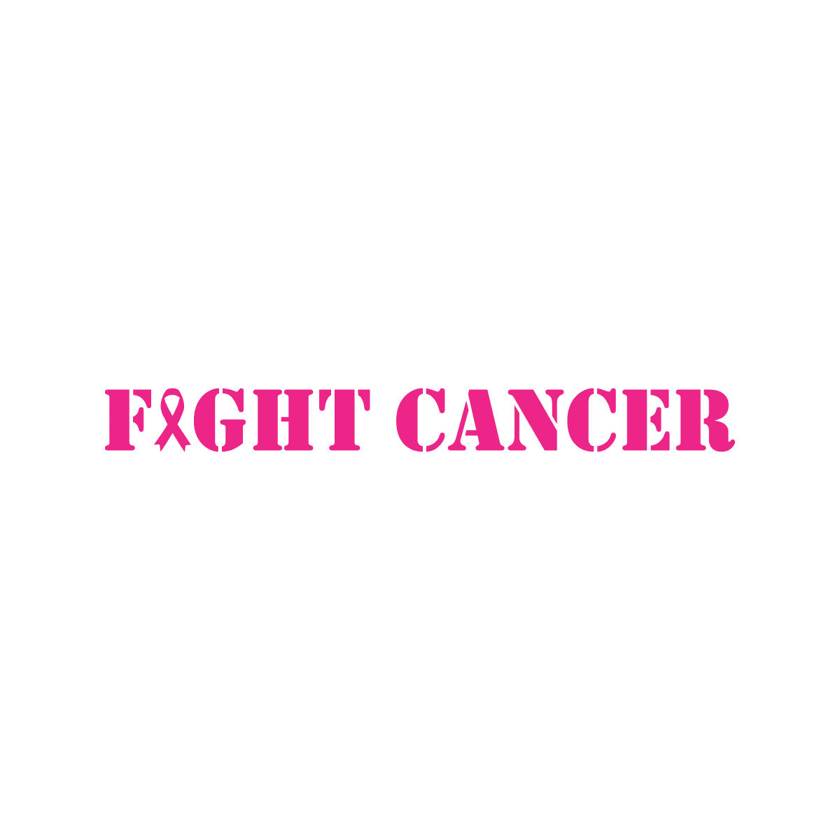 Fight Cancer Sticker - Medium Weatherproof Vinyl Decal