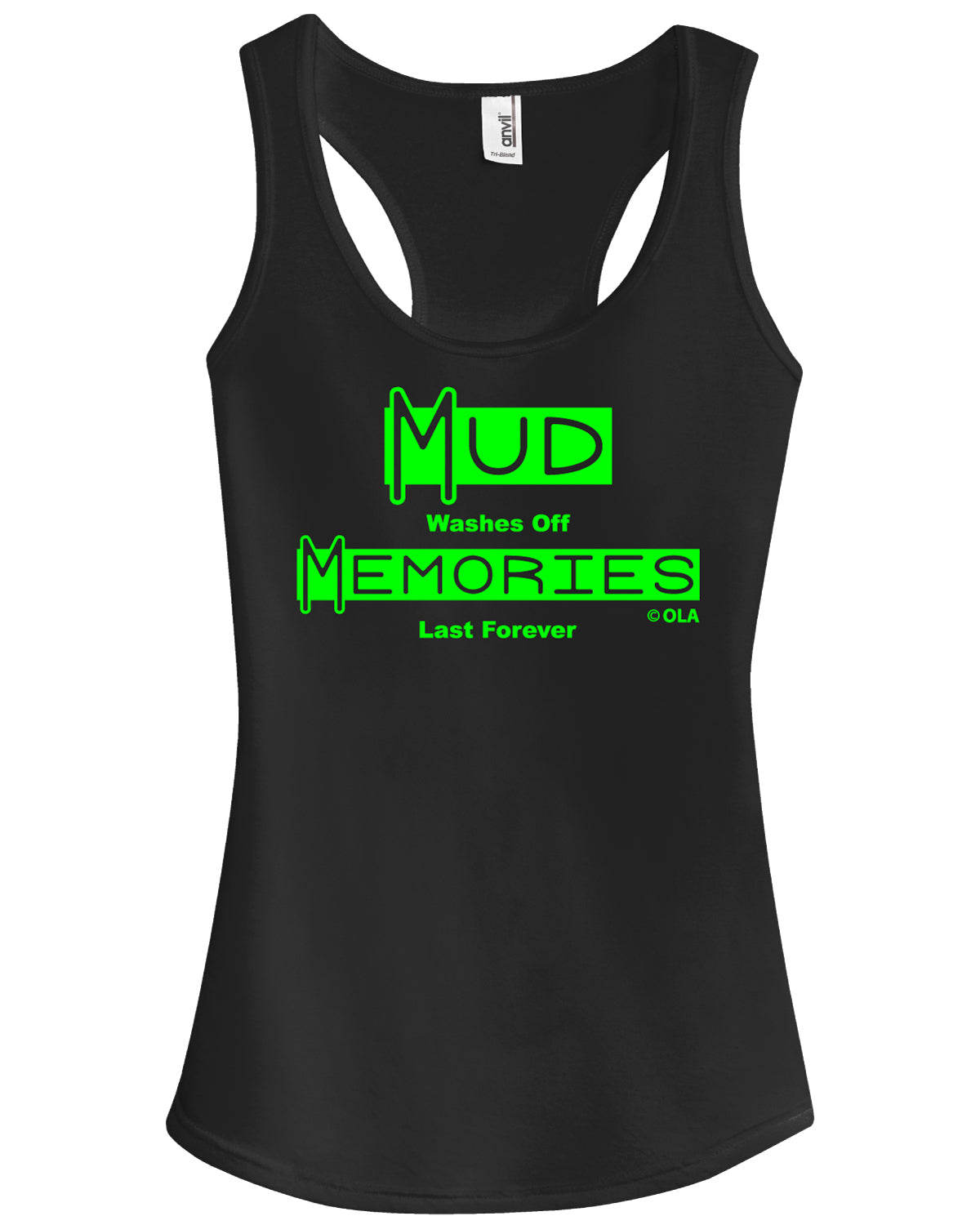 Offroad Life Mud Memories Women’s Racerback Tank Top