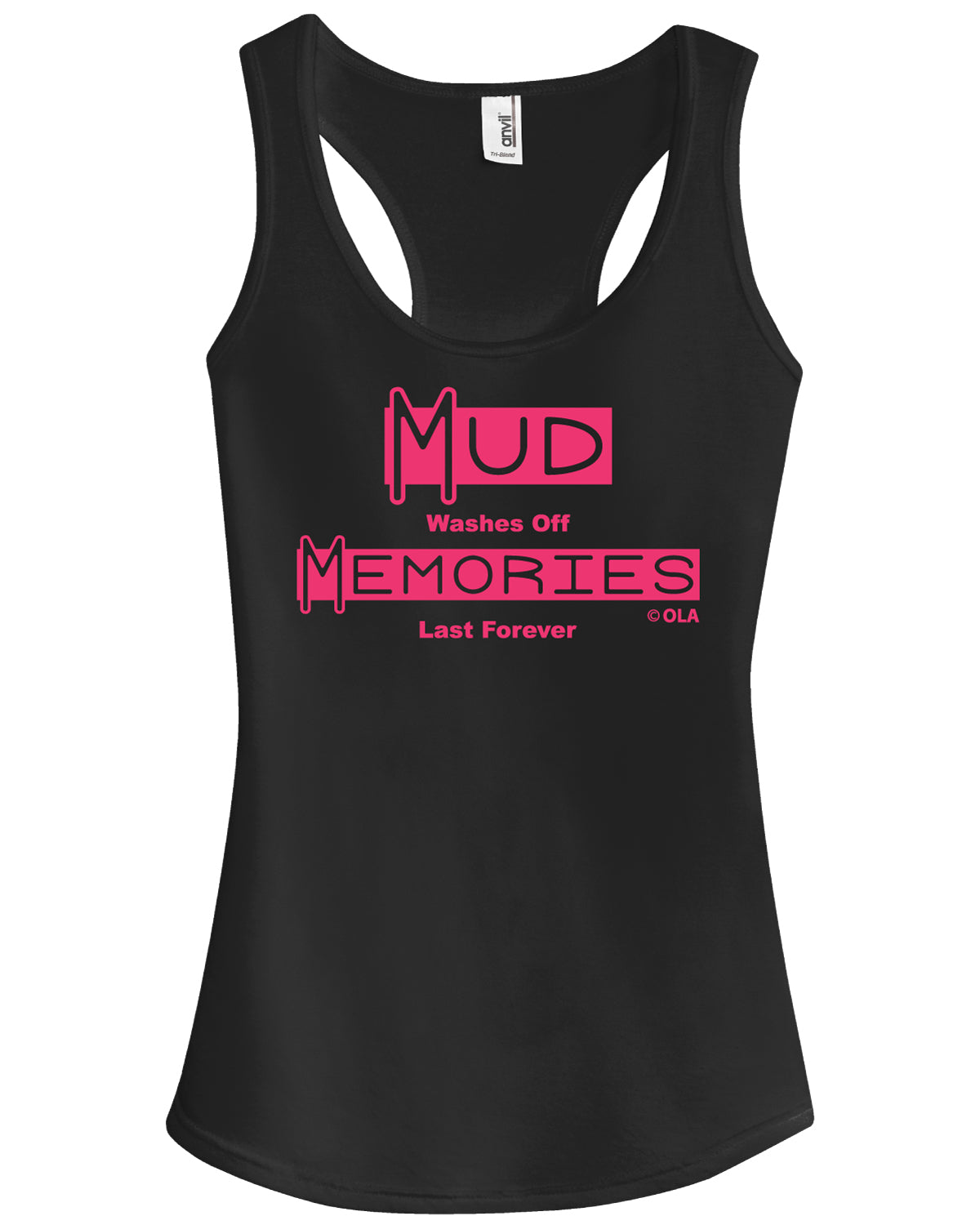 Offroad Life Mud Memories Women's Racerback Tank Top - Outdoor Lifestyle Apparel