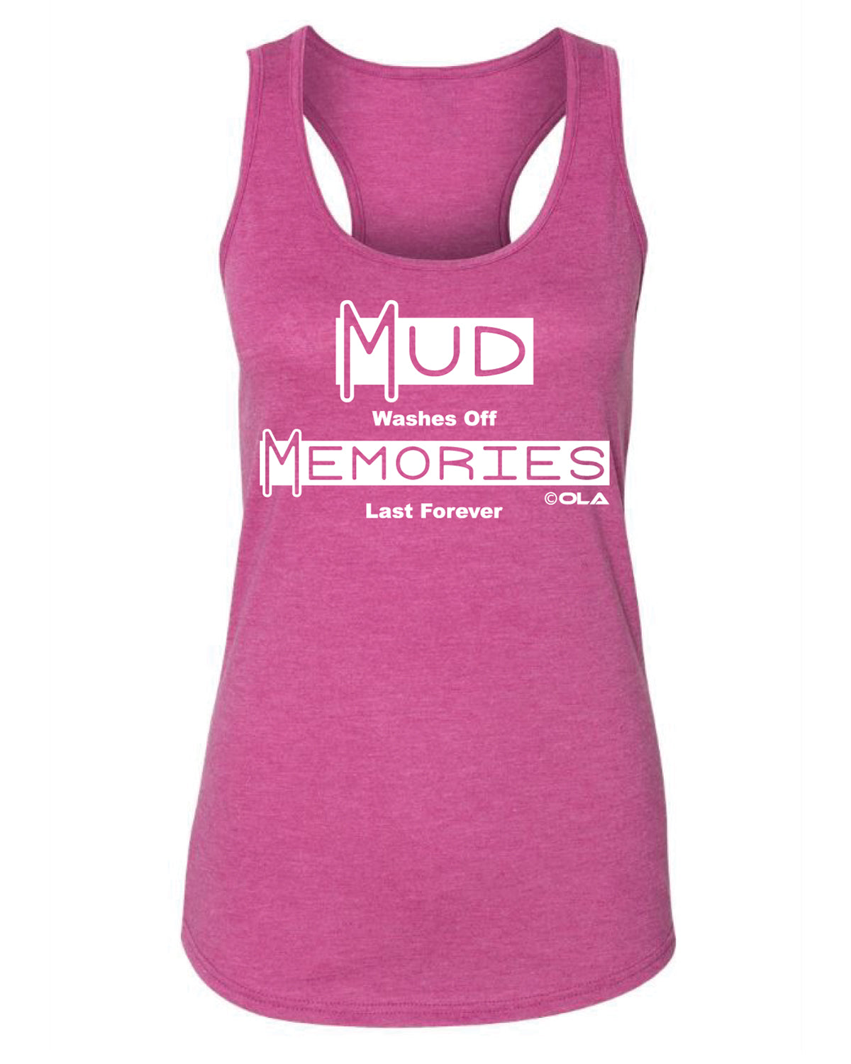 Offroad Life Mud Memories Women’s Racerback Tank Top