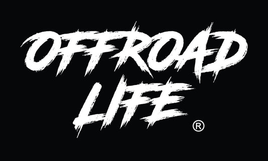 Offroad Life Flag - 3 Sizes - Polyester Flag with Grommets for Mud Parks, Garages, and Campsites