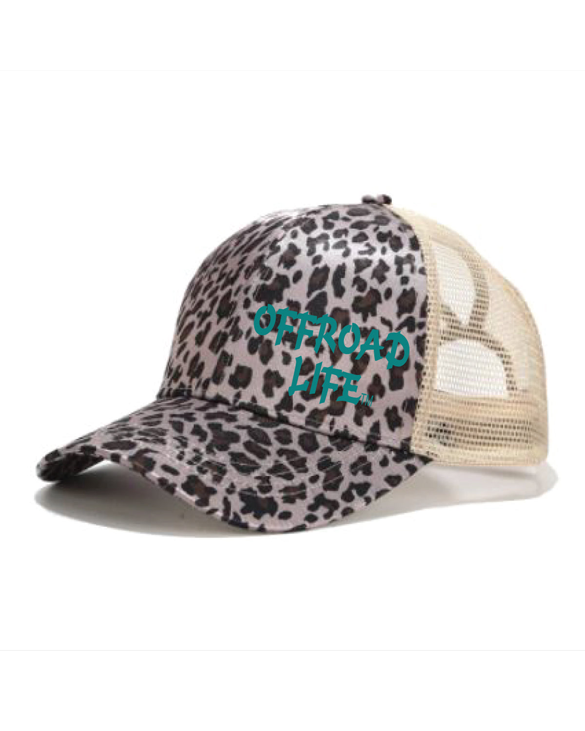 Offroad Life High Pony Hat | Curved Mid Profile Snapback for Women