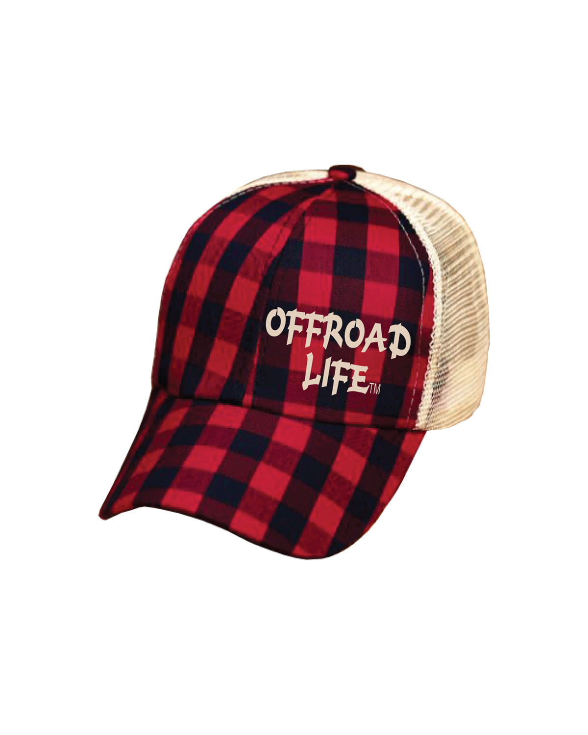 Offroad Life High Pony Hat | Curved Mid Profile Snapback for Women