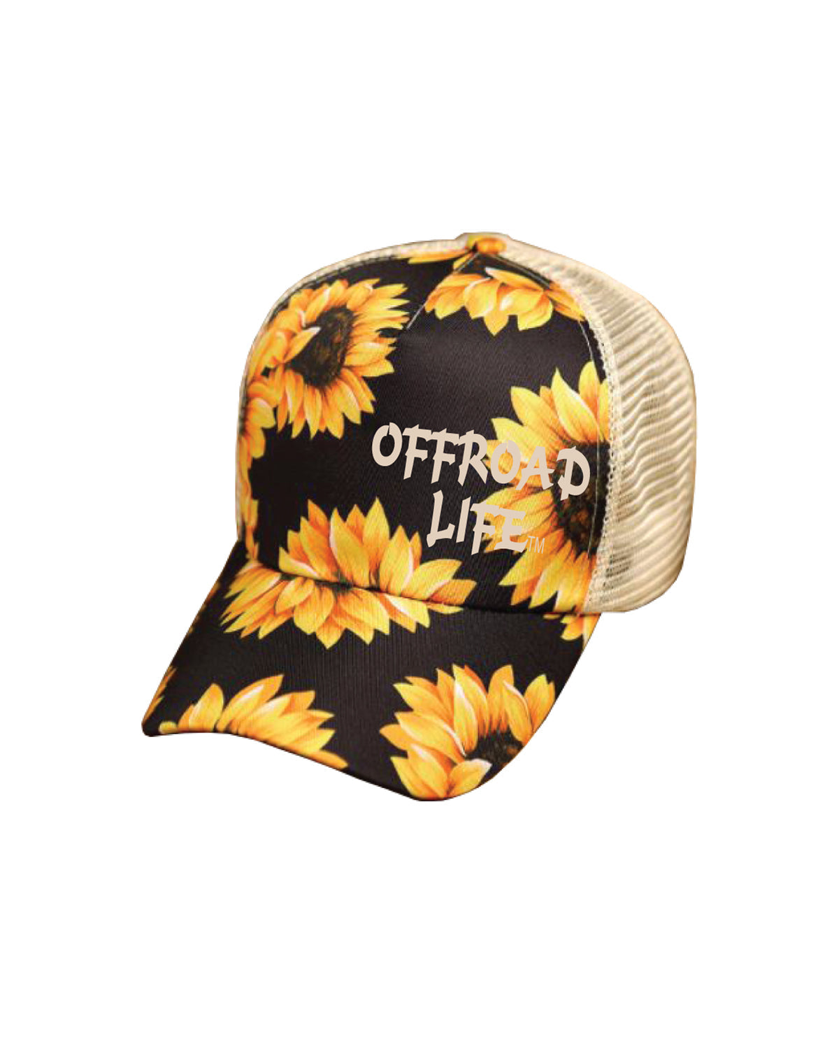 Offroad Life High Pony Hat | Curved Mid Profile Snapback for Women