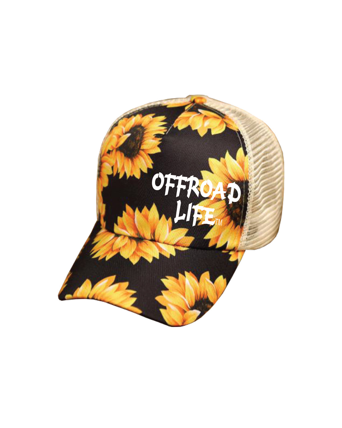 Offroad Life High Pony Hat | Curved Mid Profile Snapback for Women