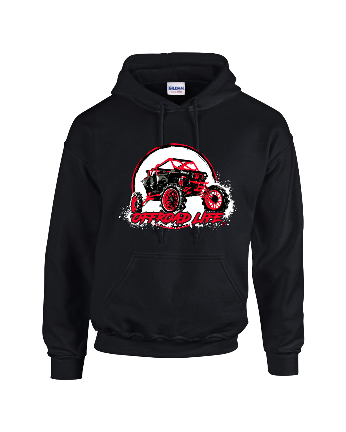 Offroad Life Style Hoodie RZR Edition - heavy blend unisex pullover with bold off-road graphic, built for muddy weekends and late-night campfires.