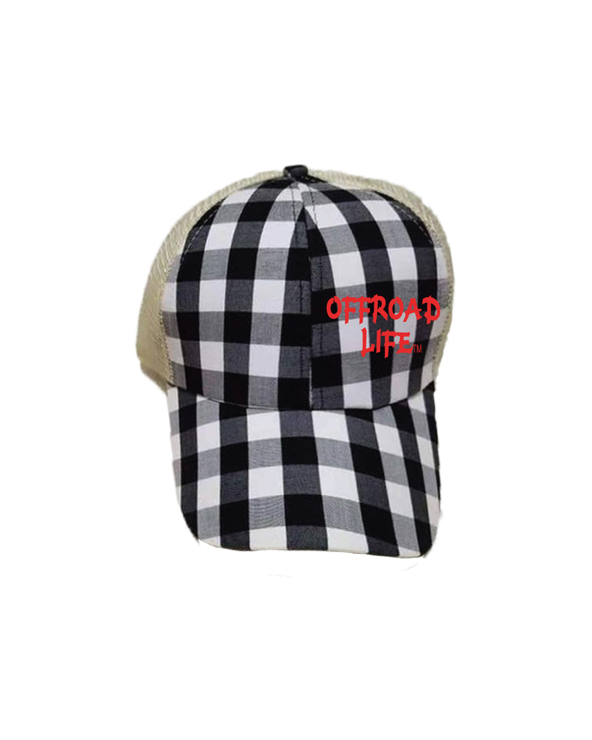 Offroad Life High Pony Hat | Curved Mid Profile Snapback for Women