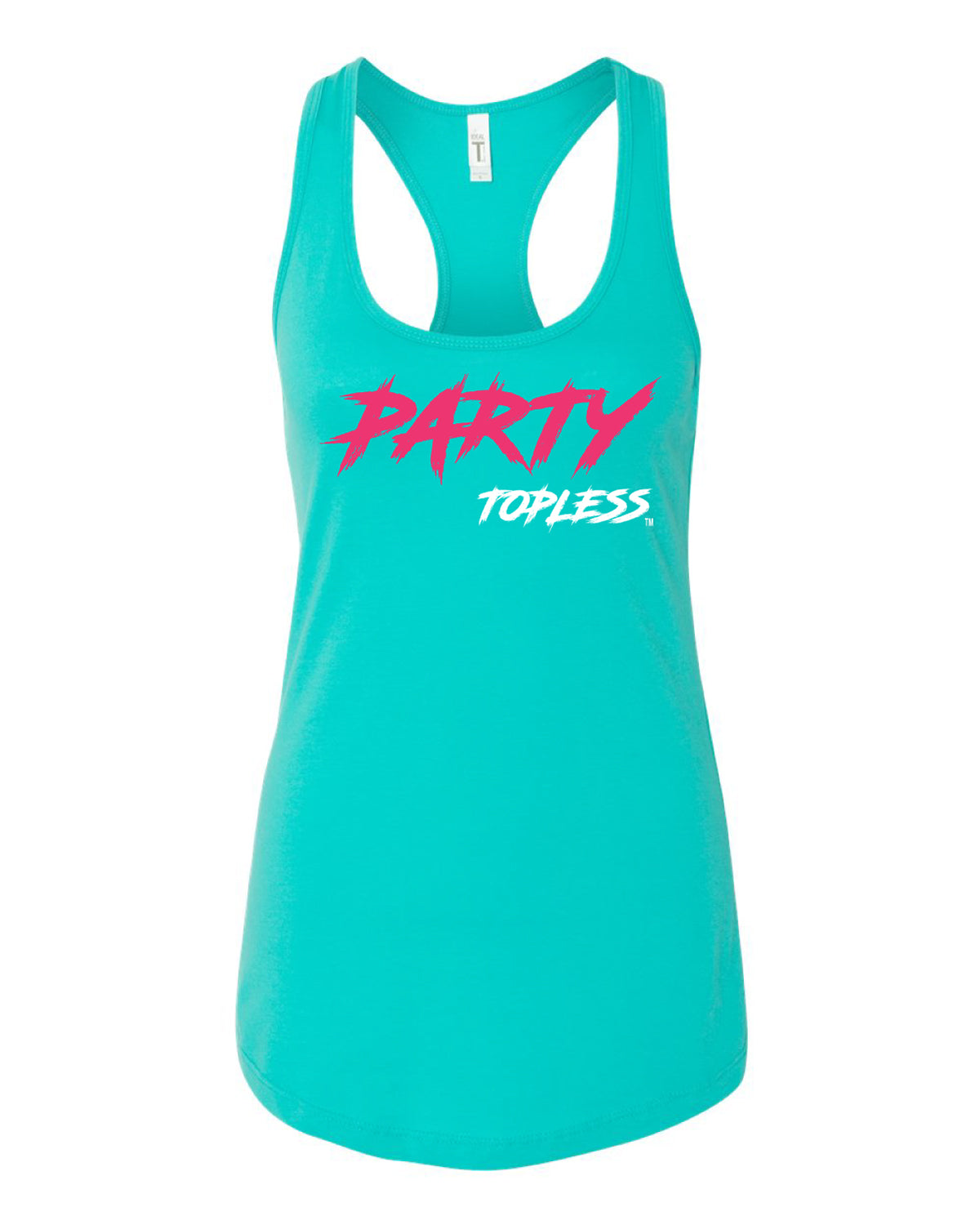Party Topless Women's Racerback Tank - Lightweight Cotton-Poly Offroad Lifestyle Shirt
