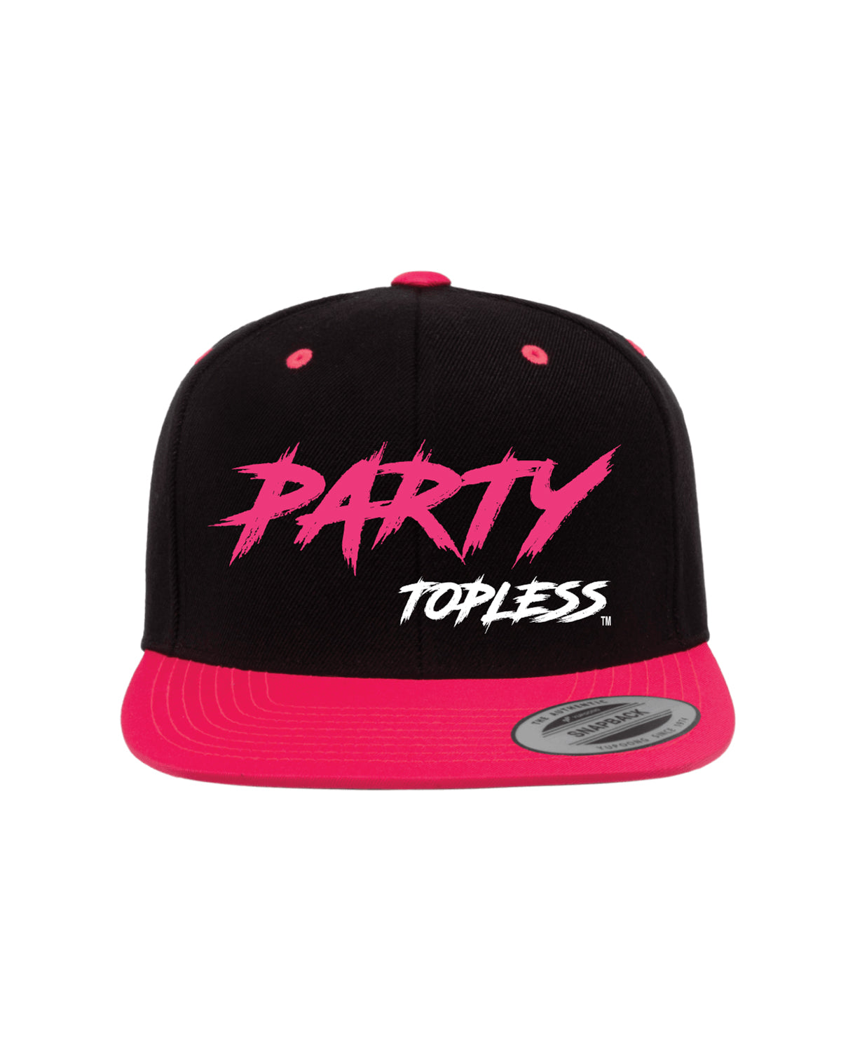 Party Topless Flatbill Hat | High Profile Snapback for Offroad Lifestyle