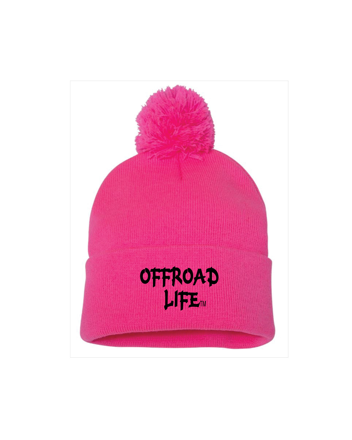 Offroad Life Beanie | Embroidered Knit Cap for Outdoor Lifestyle