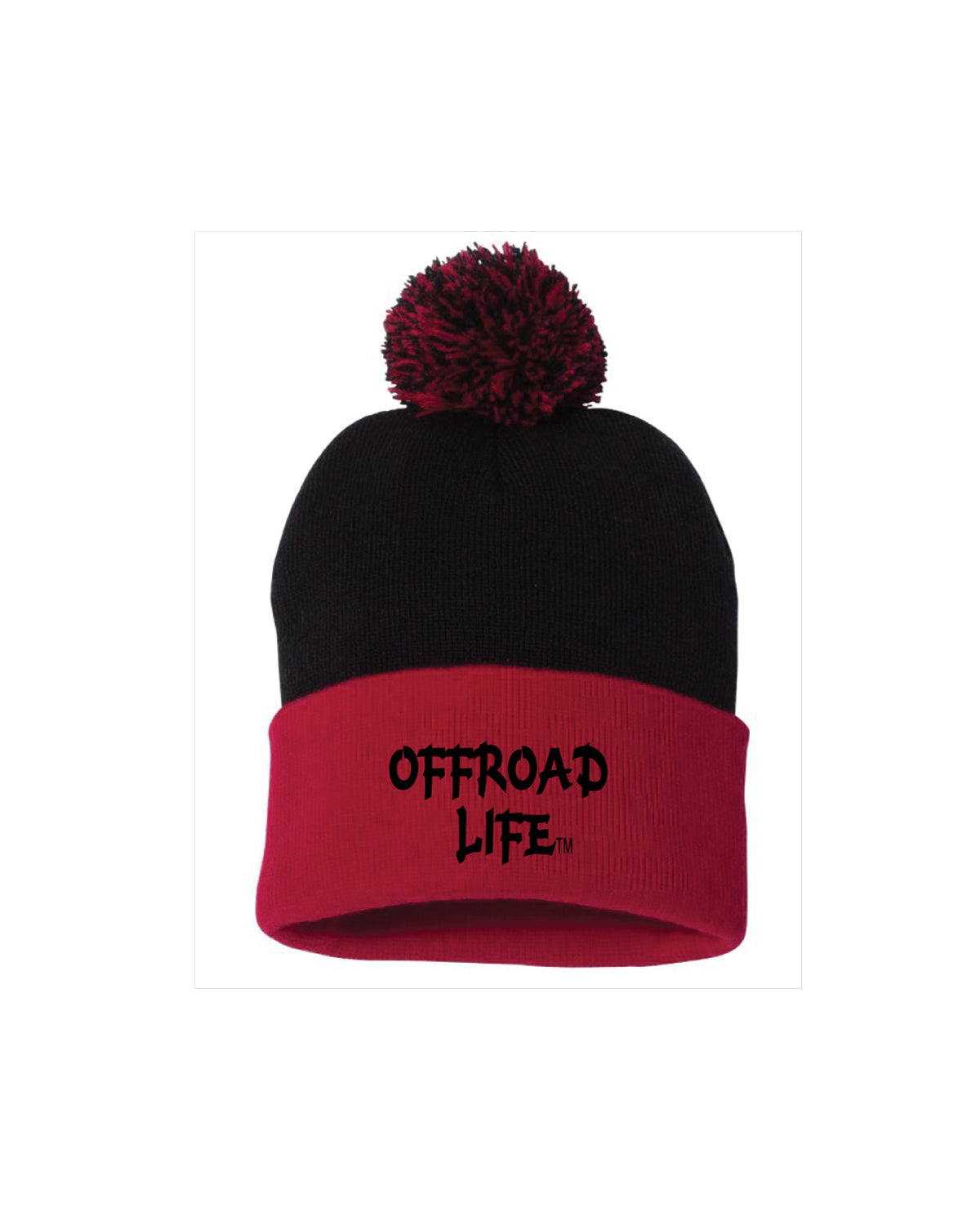 Offroad Life Beanie | Embroidered Knit Cap for Outdoor Lifestyle