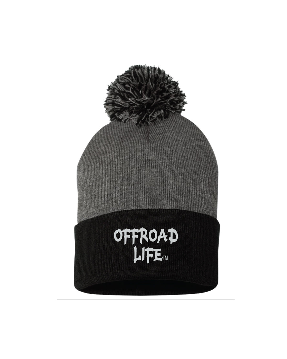 Offroad Life Beanie | Embroidered Knit Cap for Outdoor Lifestyle