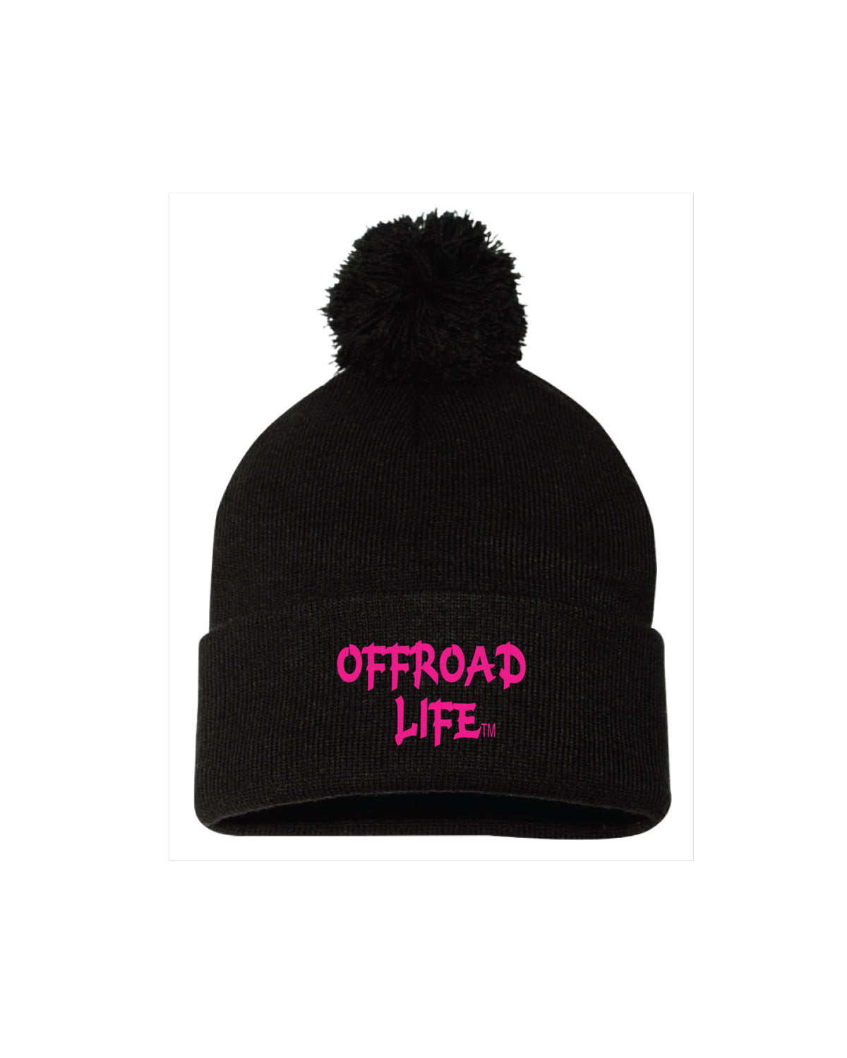 Offroad Life Beanie | Embroidered Knit Cap for Outdoor Lifestyle