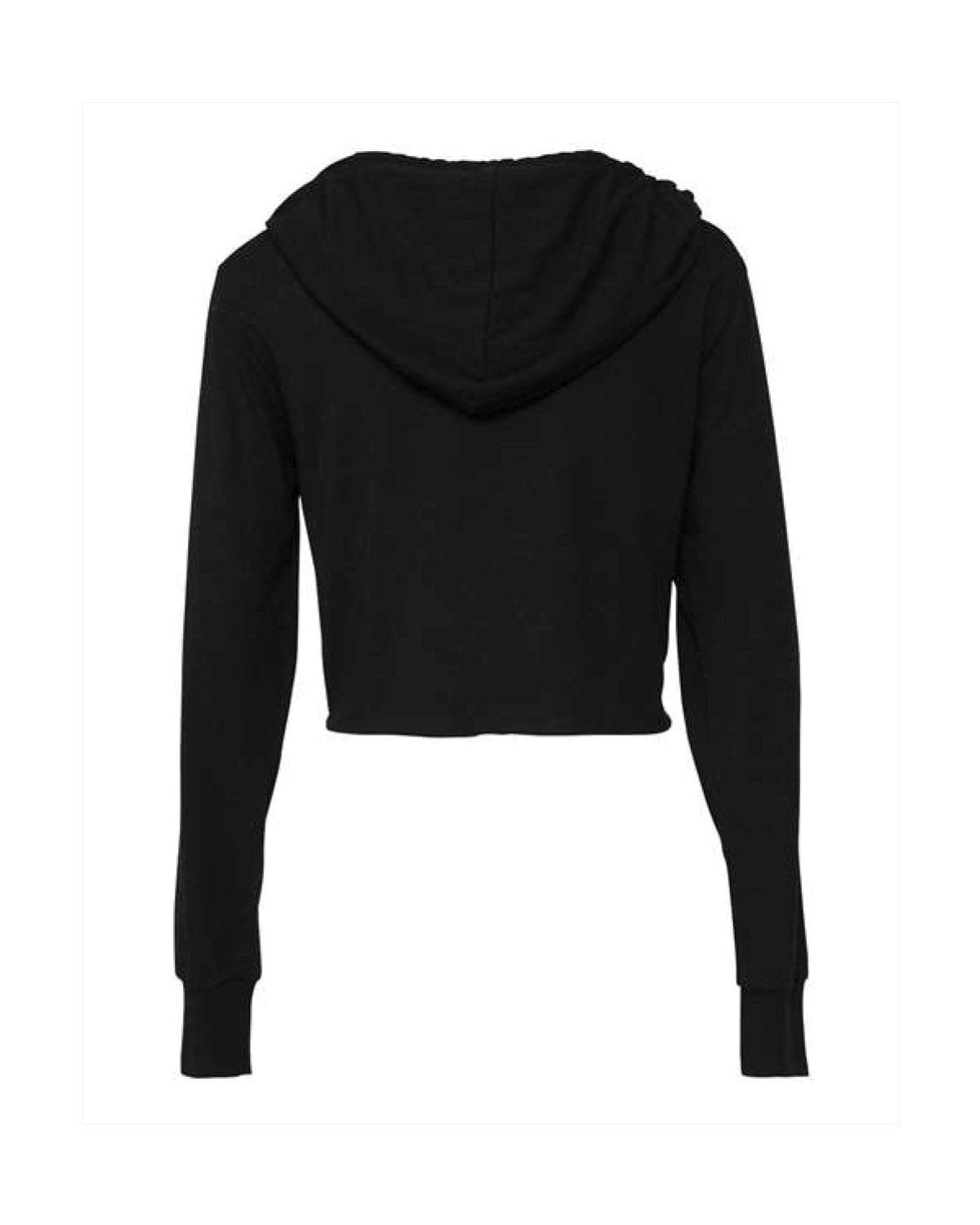 Party Topless Crop Hoodie for Women by Offroad Life - Long Sleeve Raw Hem Pullover with Drawcord for Offroad Lifestyle