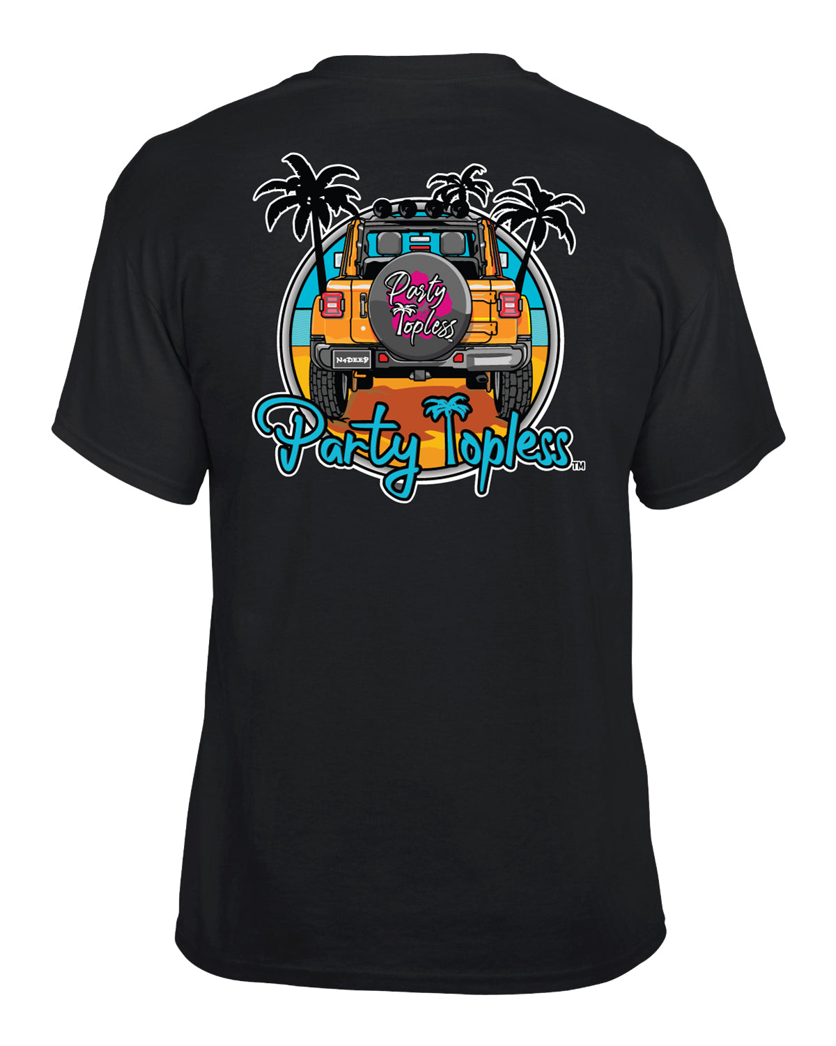 Offroad Life Party Topless T‑Shirt - Jeep Offroad Design