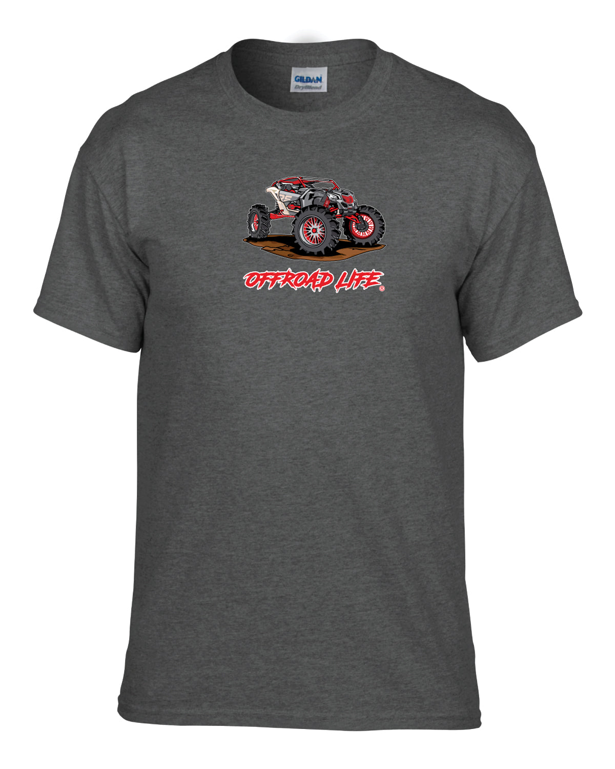 Offroad Life Red X3 Youth T‑Shirt - ATV Offroad Graphic
