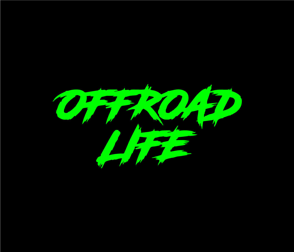Offroad Life Outdoor Sticker | Medium