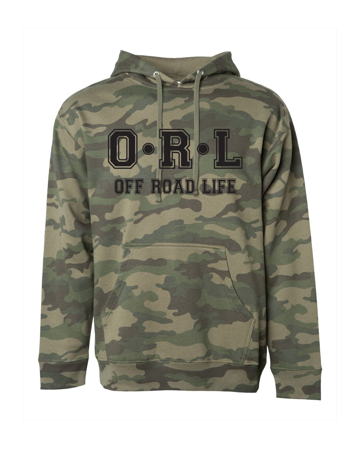 Offroad Life Hoodie - 50/50 heavy-blend unisex pullover made in the USA, built for trails, campfires and off-grid weekends.