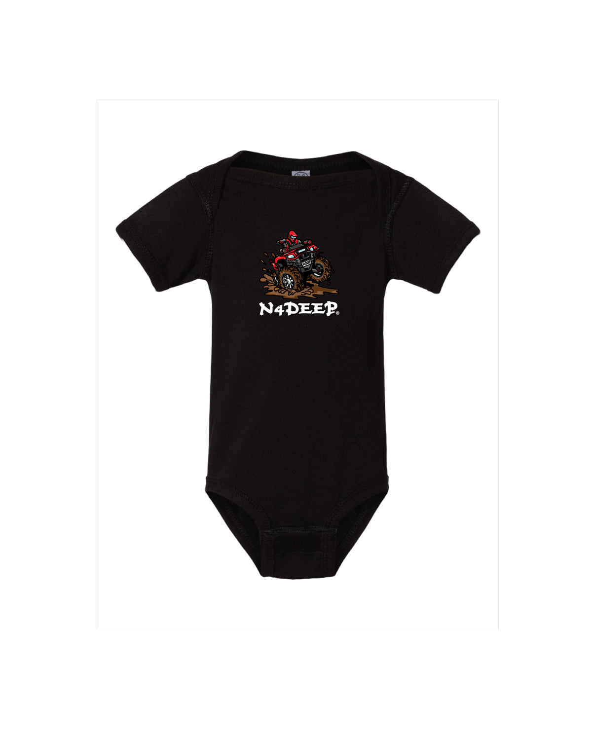 N4DEEP Life ATV Baby Bodysuit - Offroad Infant Gear - Cotton Unisex