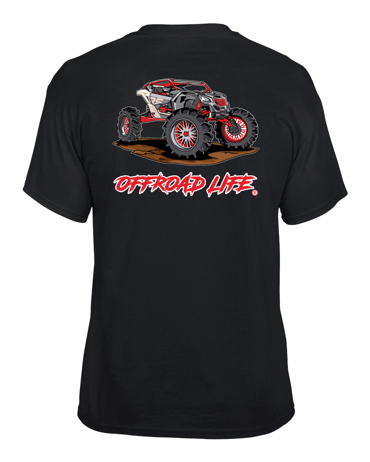 Offroad Life Red X3 T‑Shirt