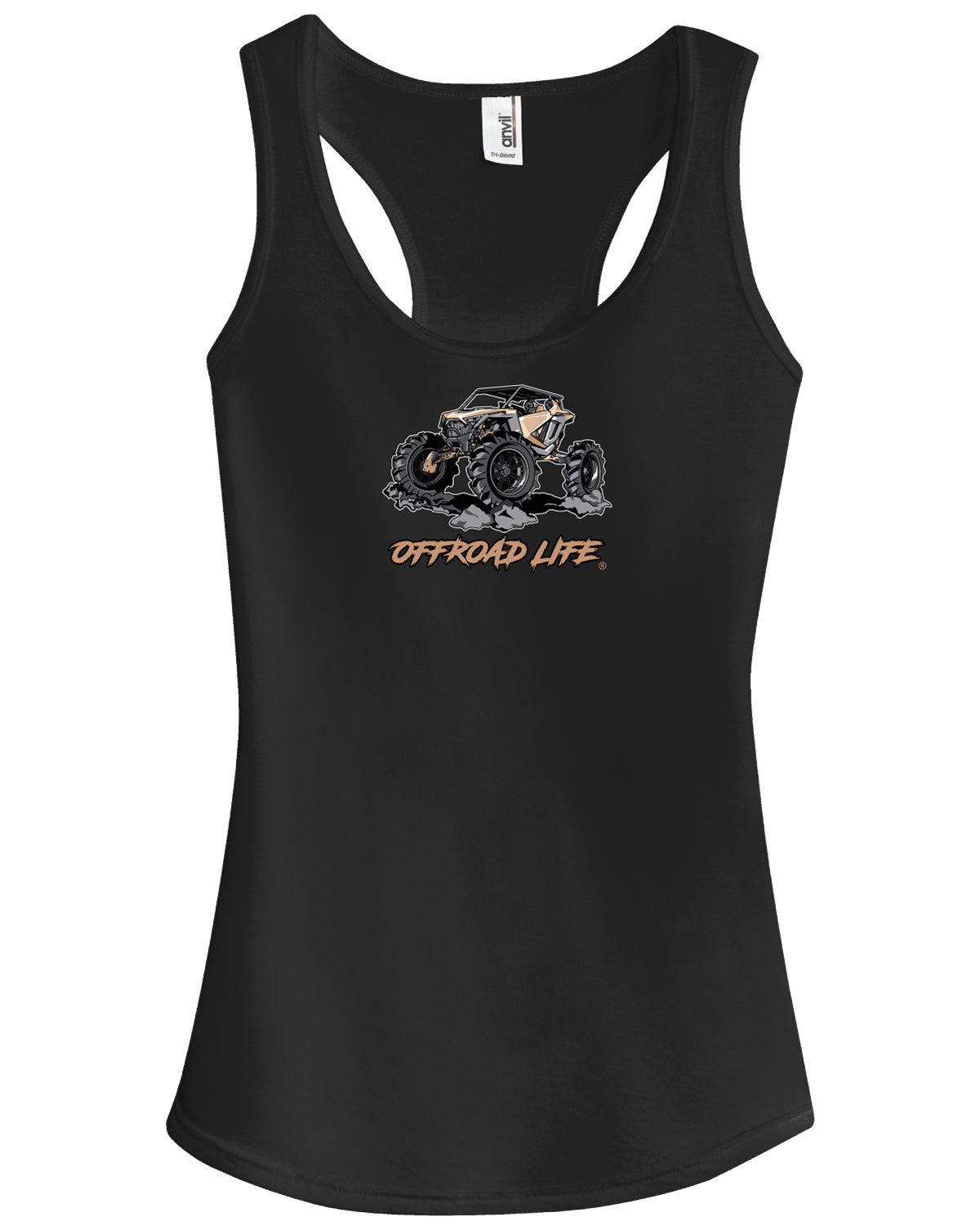 Offroad Life RZR Pro Women's Racerback Tank Top - Offroad ATV Design