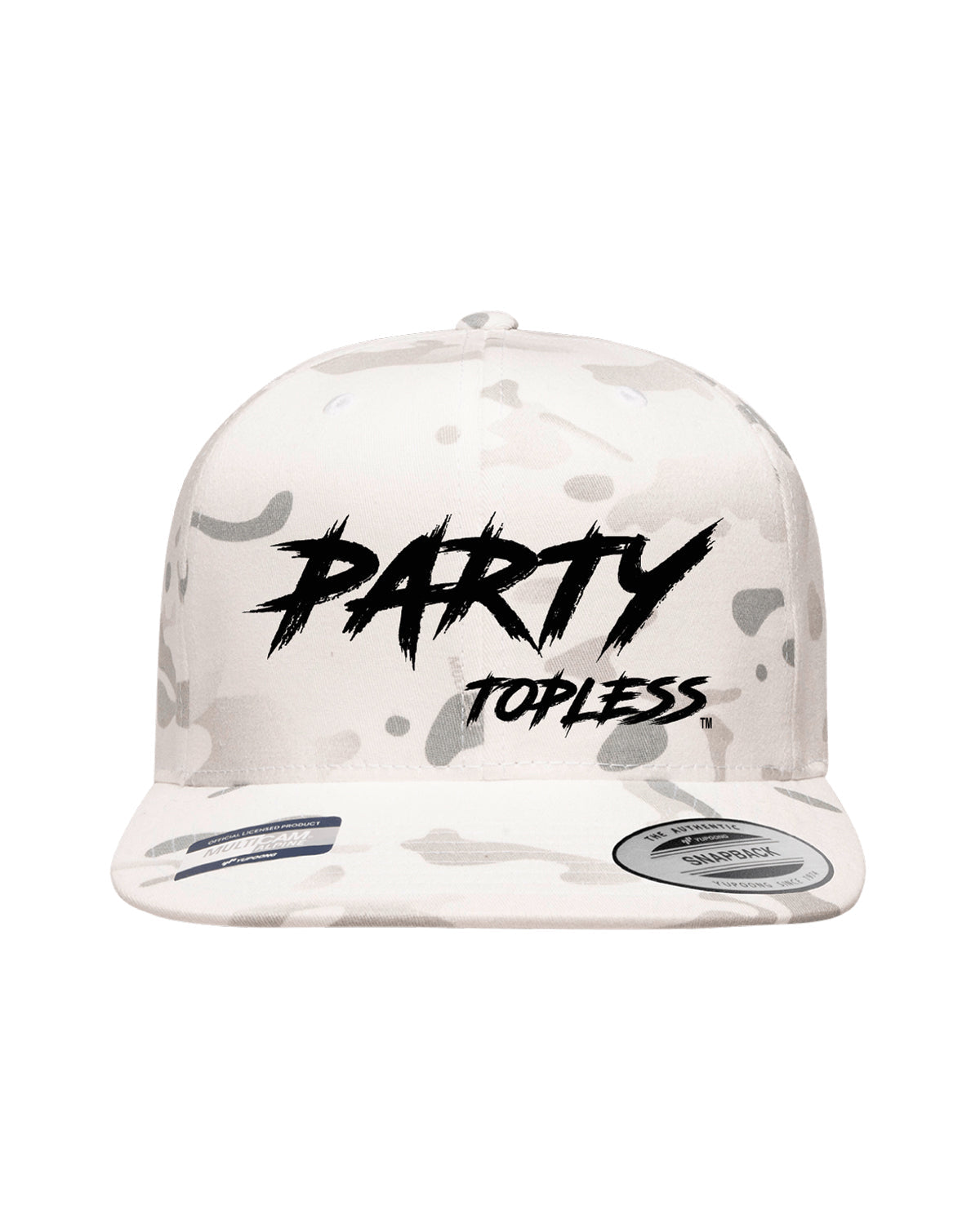 Party Topless Flatbill Hat | High Profile Snapback for Offroad Lifestyle