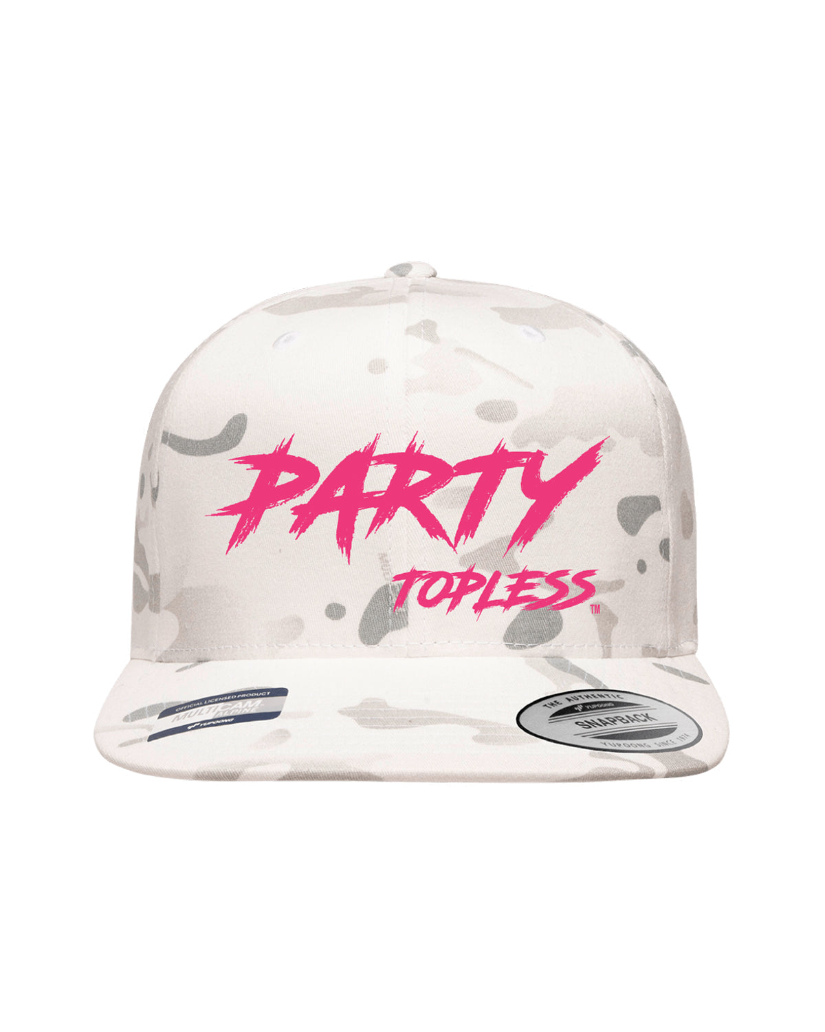 Party Topless Flatbill Hat | High Profile Snapback for Offroad Lifestyle