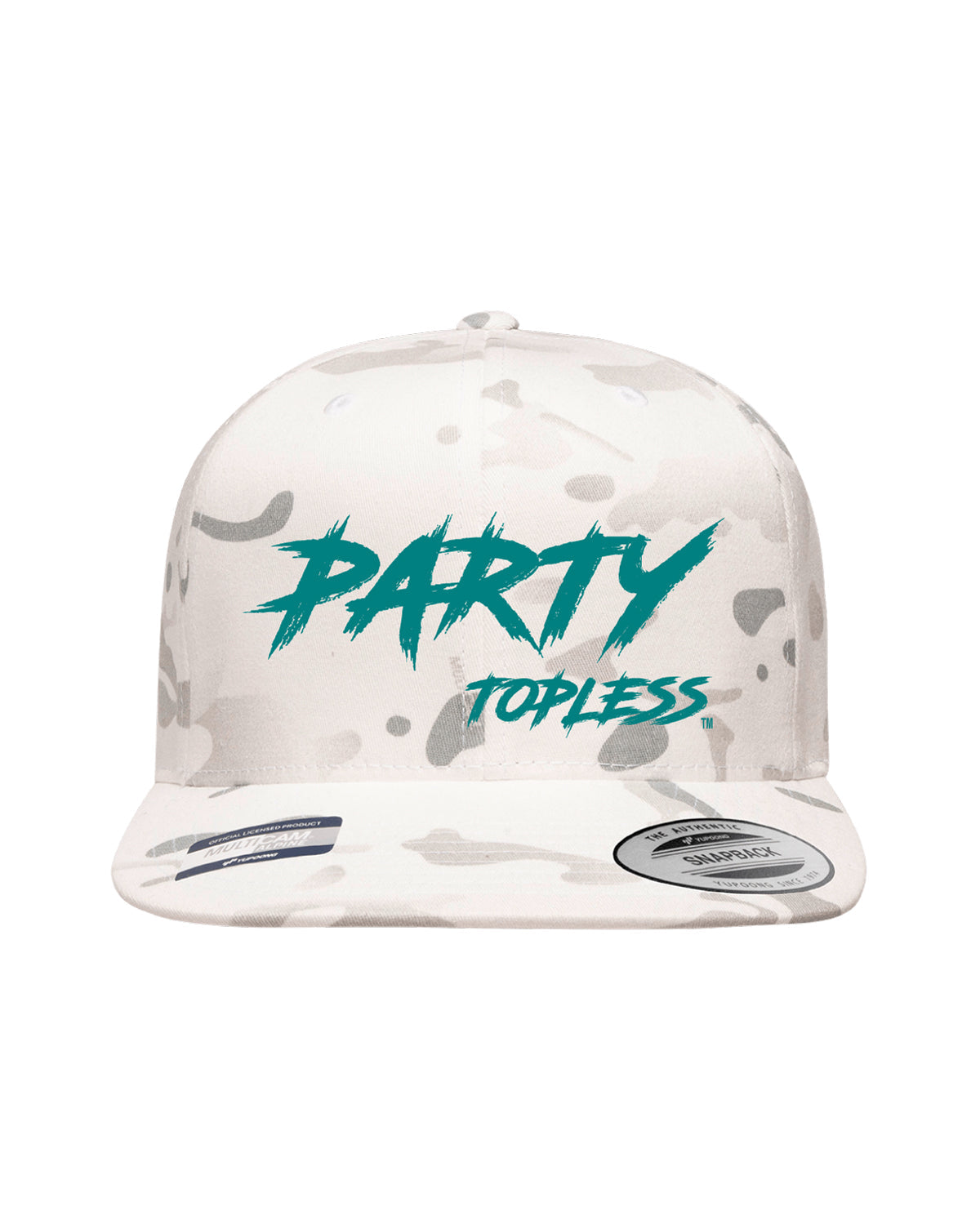 Party Topless Flatbill Hat | High Profile Snapback for Offroad Lifestyle