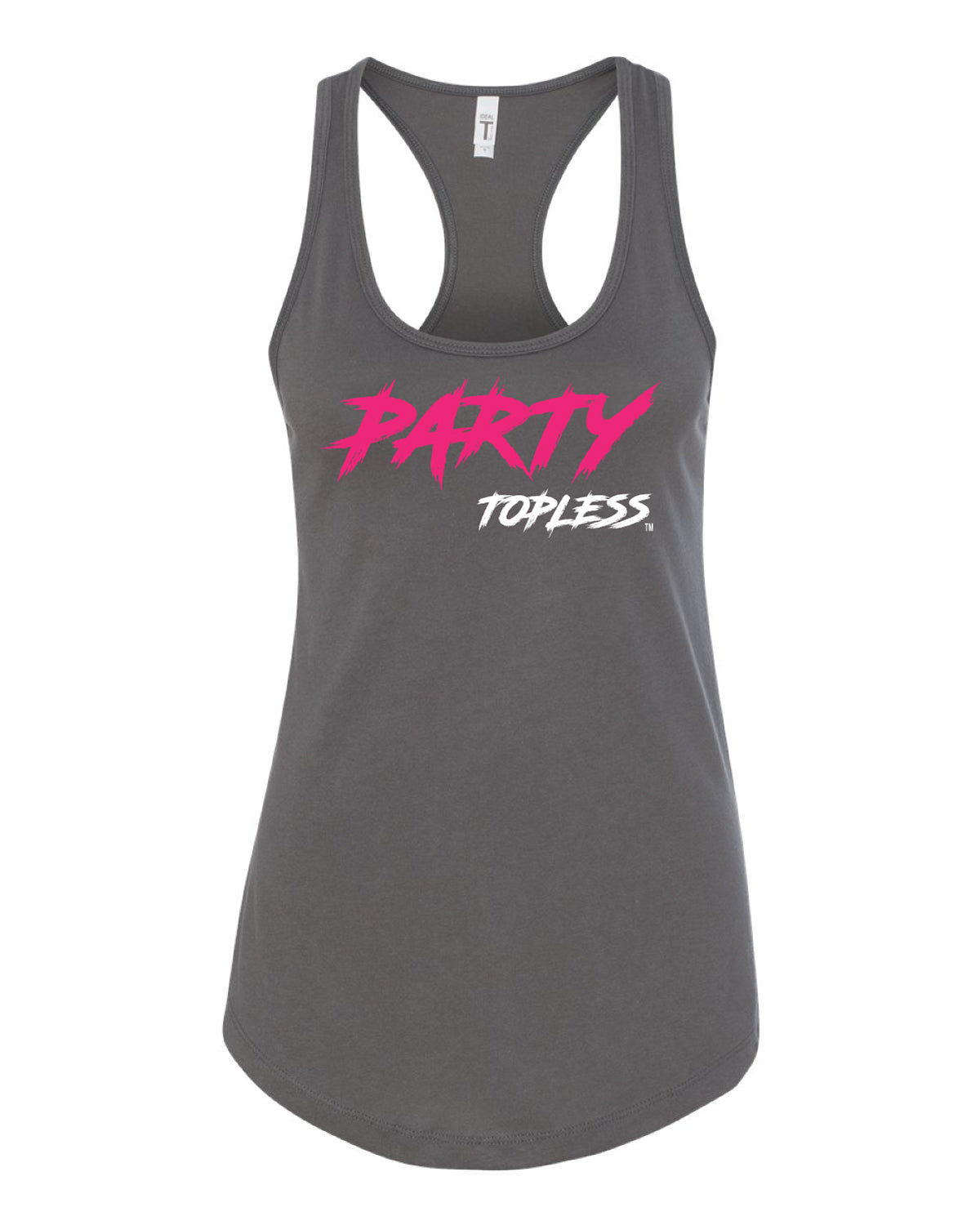 Party Topless Women's Racerback Tank | Lightweight Cotton-Poly Tee
