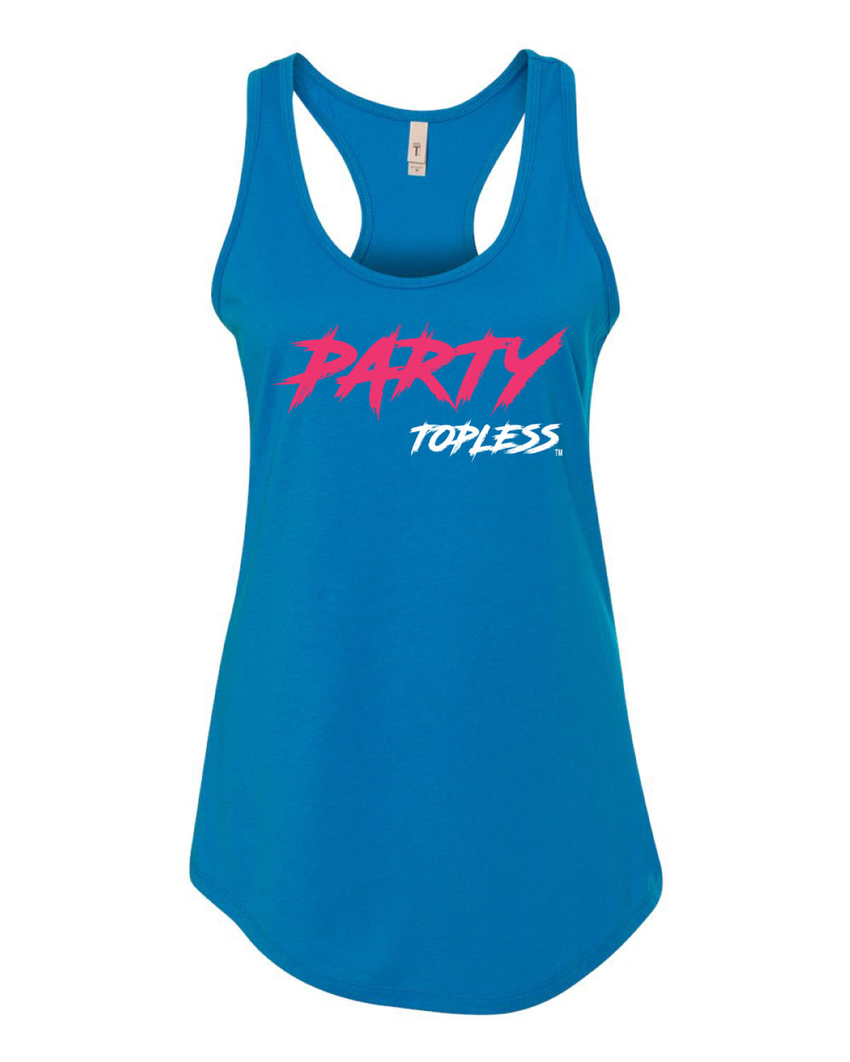 Party Topless Women's Racerback Tank | Lightweight Cotton-Poly Tee