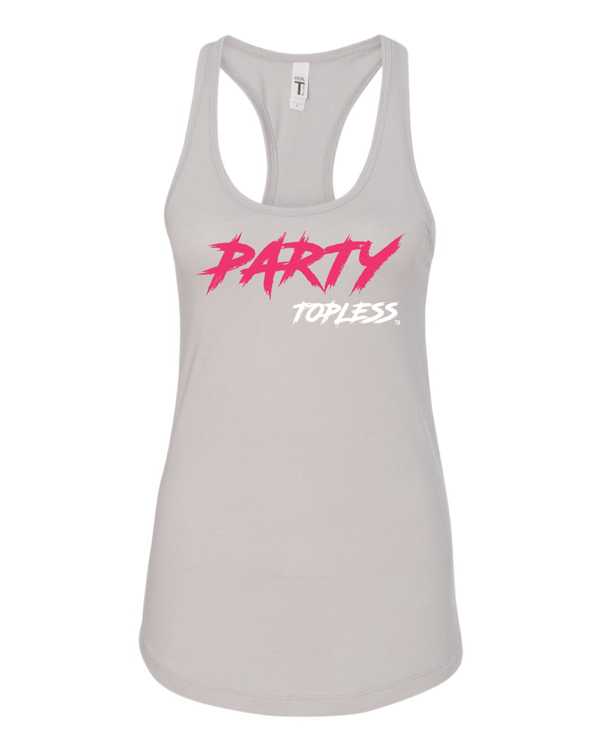 Party Topless Women's Racerback Tank | Lightweight Cotton-Poly Tee
