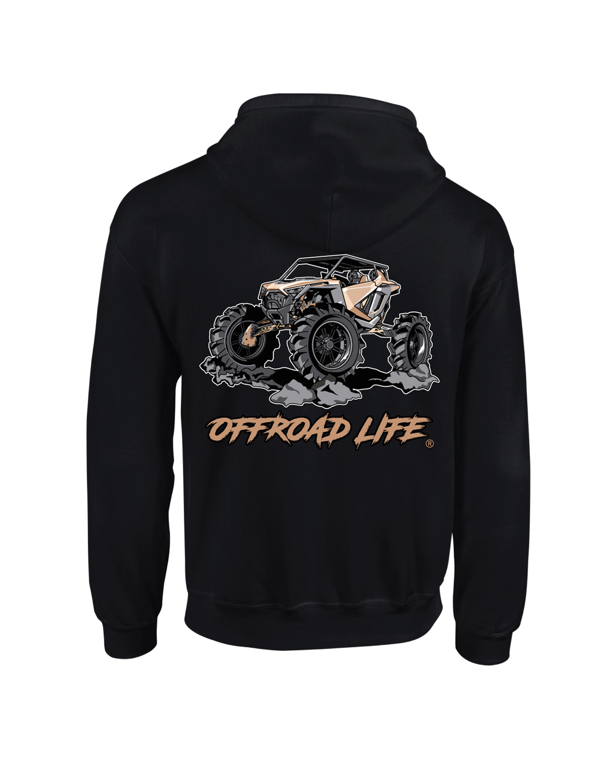 Offroad Life Style Hoodie RZR Pro Edition - heavy-blend unisex pullover with dynamic off-road graphic, "mud-weekend" ready.