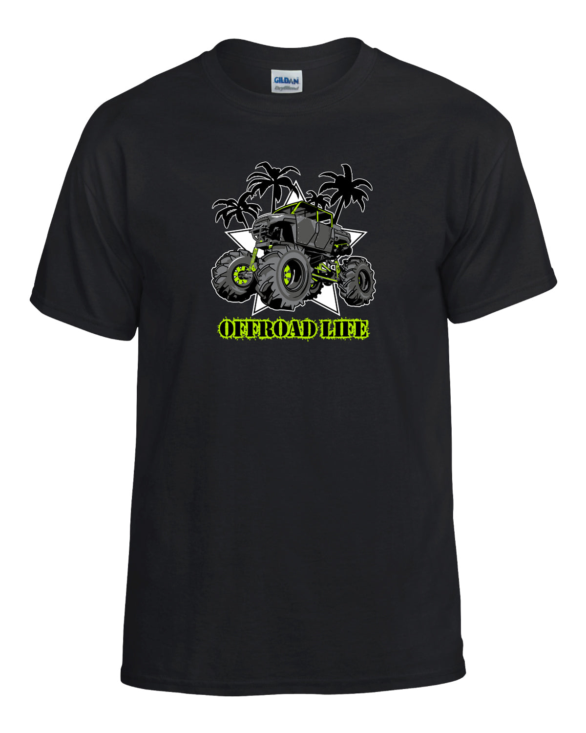 Mega Ranger Toddler Offroad T-Shirt by Offroad Life - Unisex Kids Tee in Black and Pink for Mud Park Family Riders