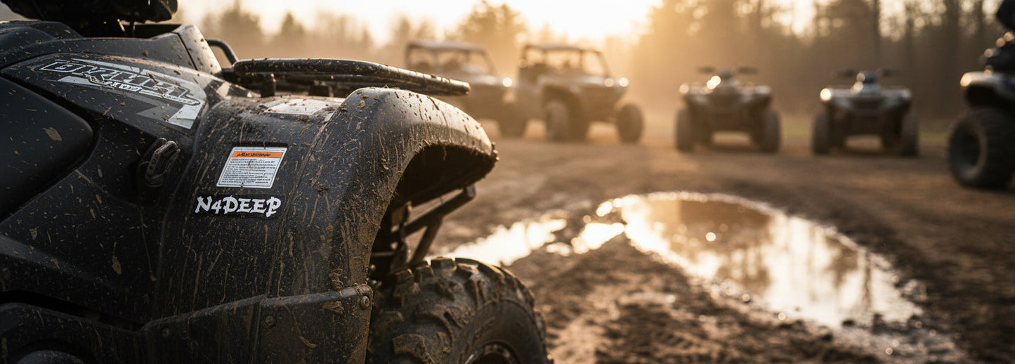 N4DEEP Sticker - Small Weatherproof Vinyl Decal