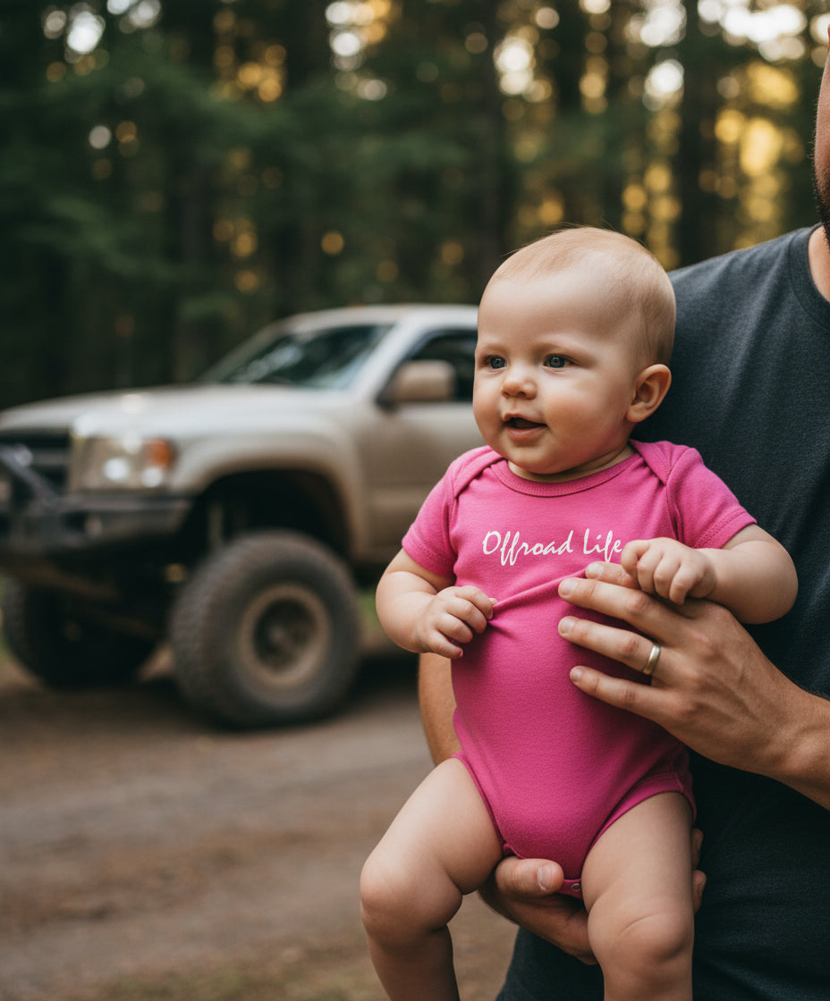 Offroad Life Style Baby Bodysuit - Outdoor Adventure Apparel for Babies