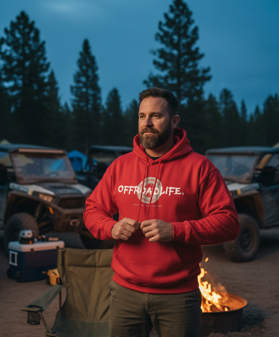 Offroad Life Style Hoodie - Outdoor Offroad Graphic Design
