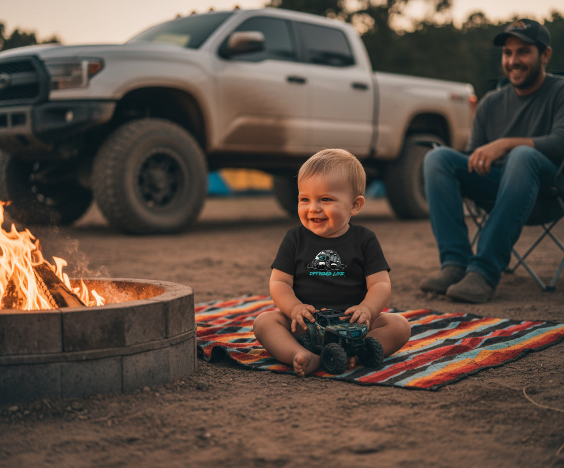 Offroad Life Ranger Baby T-Shirt - Offroad Adventure Shirt for Babies