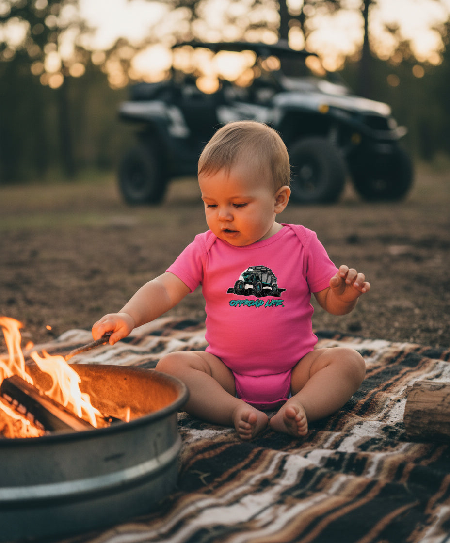 Offroad Life Ranger Baby Bodysuit - Unisex Cotton Outdoor Infant Gear