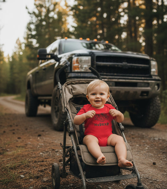 N4DEEP Life Renegade ATV Baby Bodysuit - Offroad Apparel for Infants