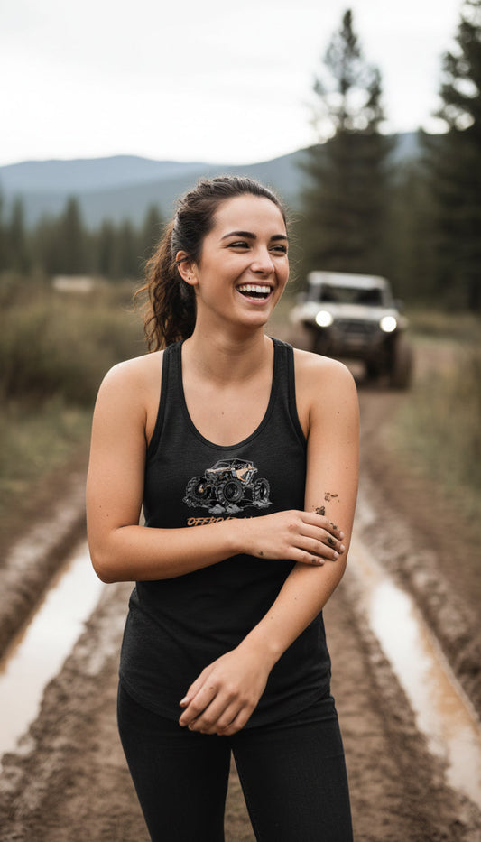Offroad Life RZR Pro Women's Racerback Tank Top - Offroad ATV Design