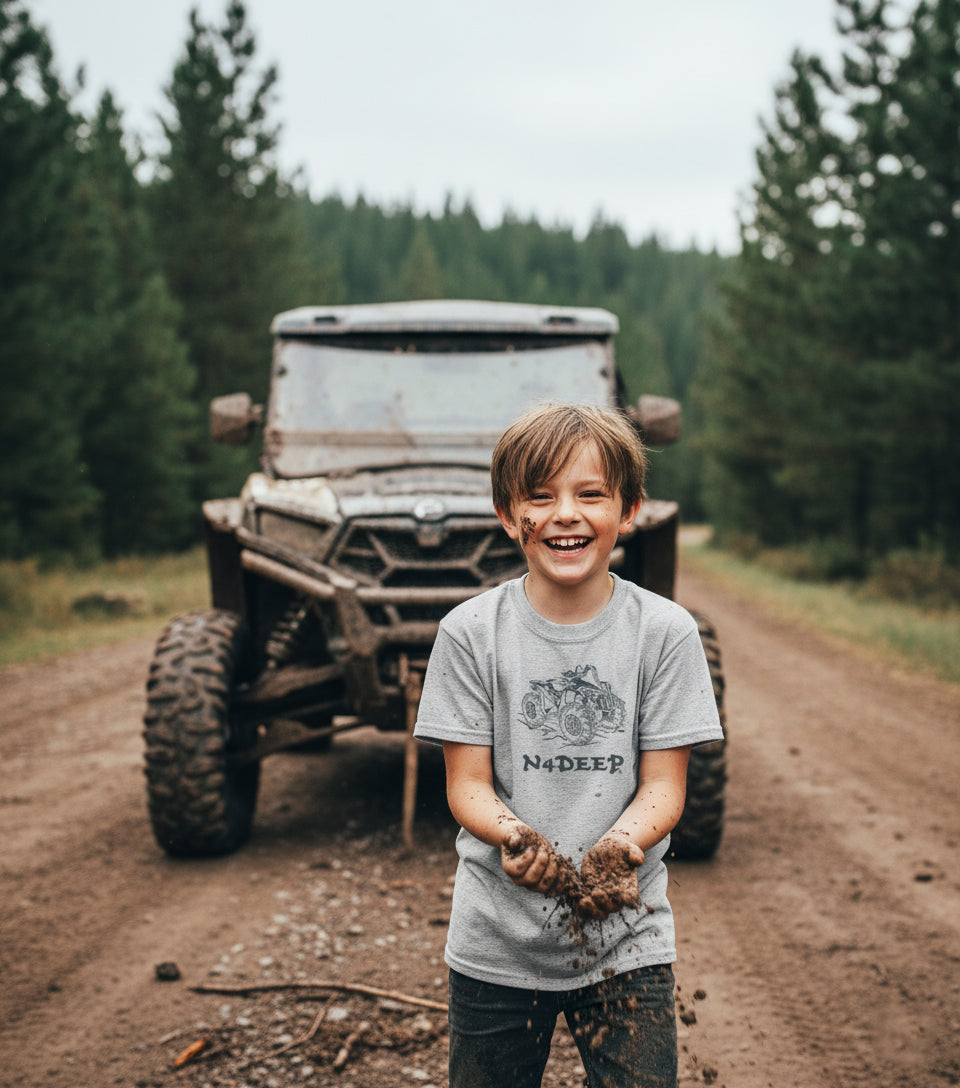 Youth Renegade ATV Mudding Shirt - Offroad Life N4DEEP Tee